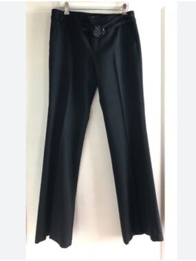 Marc Jacobs Y2K Size 2 Black Wool Lined Pants with Removeable Owl Belt